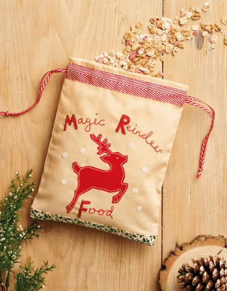 Christmas Eve Reindeer Food Bag Sewing Pattern