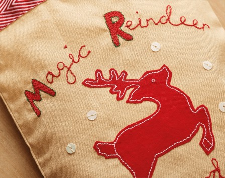 Christmas Eve Reindeer Food Bag Sewing Pattern