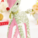 Red-Nosed Reindeer Toy Sewing Pattern
