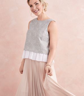 Ruffle-Trim Blouse