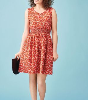 Cinched Waist Dress
