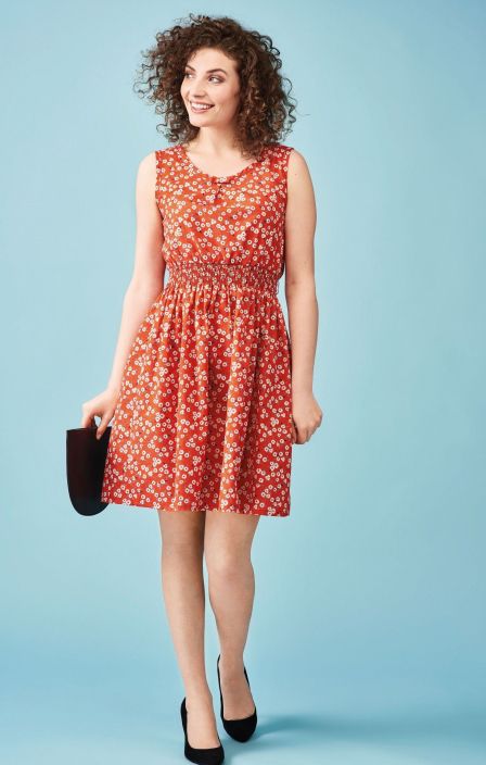 Cinched Waist Dress