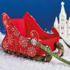 Santa Christmas Sleigh Toy Sewing Pattern