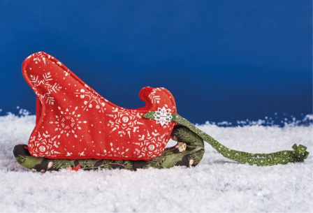 Santa Christmas Sleigh Toy Sewing Pattern