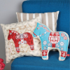 Scandi Dala Horse Cushions Sewing Pattern