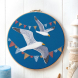 Embroidered Seagull Hoop Sewing Pattern Embroidered Seagull Hoop Sewing Pattern