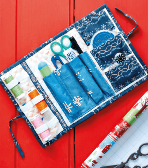 DIY Portable Roll-up Sewing Kit PDF Pattern