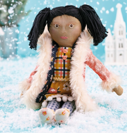 Winter Doll Toy With Outfits Sewing Pattern