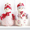 Snowman Duo Christmas Toy Sewing Pattern