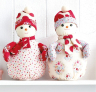 Snowman Duo Christmas Toy Sewing Pattern