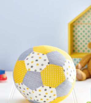 Soft Patchwork Football Sewing Pattern