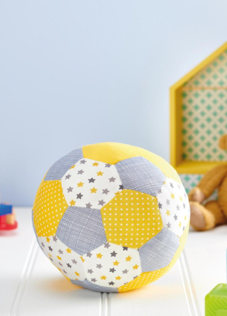 Soft Patchwork Football Sewing Pattern