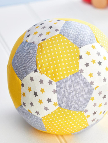 Soft Patchwork Football Sewing Pattern
