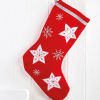 Embroidered Star Stocking Sewing Pattern