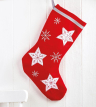 Embroidered Star Stocking Sewing Pattern