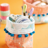 Simple Pom-Pom Pot Storage Sewing Pattern