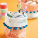 Simple Pom-Pom Pot Storage Sewing Pattern