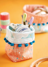 Simple Pom-Pom Pot Storage Sewing Pattern