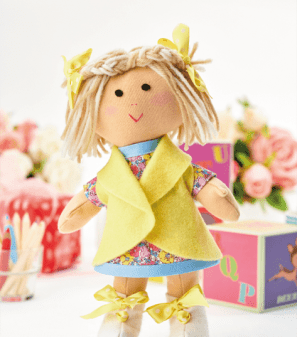 Two-Part Suzy Dolly Cuddle Toy Sewing Pattern Part 1