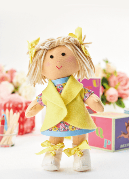 Two-Part Suzy Dolly Cuddle Toy Sewing Pattern Part 1