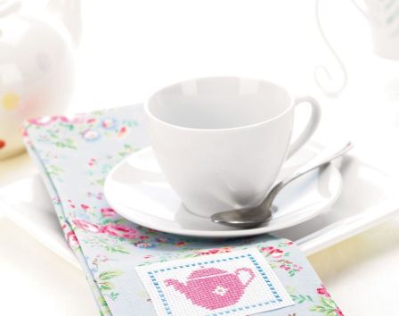 Cross Stitched Tea Cloths