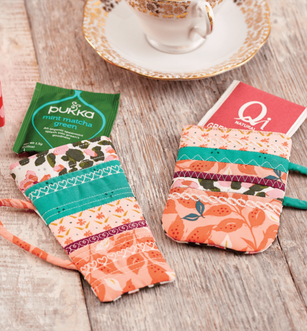 Cup Of Tea Sachet Gift Holder Sewing Pattern