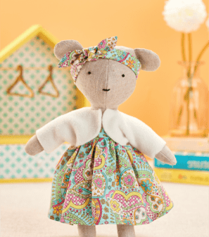 Teddy Bear Toy With Outfit Sewing Pattern