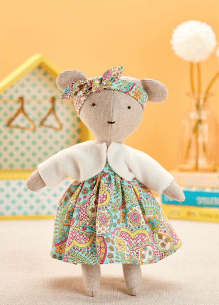 Teddy Bear Toy With Outfit Sewing Pattern