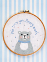 Teddy Bear Embroidered Hoop Sewing Pattern