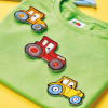 Children’s Iron-On Tractor Patches Sewing Pattern