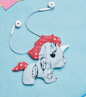 Unicorn Earphones Case Sewing Pattern