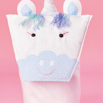 Unicorn Kids Storage Sewing Pattern