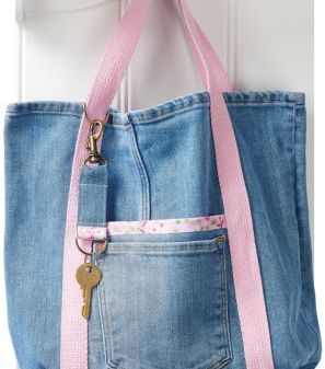 Upcycled Jeans Tote