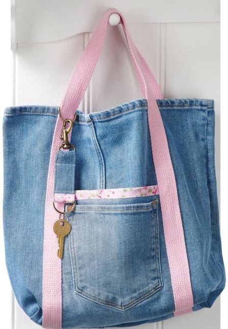 Upcycled Jeans Tote