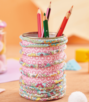 DIY Recycled Tin Pen Holder Sewing Pattern