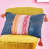 Upcycled Denim Jeans Pillow Sewing Pattern