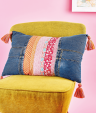 Upcycled Denim Jeans Pillow Sewing Pattern