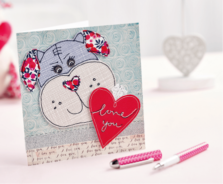 Puppy Dog Plush and Valentine’s Card Pattern
