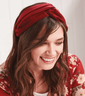 DIY Twisted Wrap Velvet Headband Sewing Pattern
