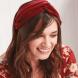 DIY Twisted Wrap Velvet Headband Sewing Pattern