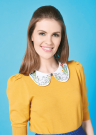 Vintage-Style Embroidered Collar Pattern