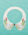 Vintage-Style Embroidered Collar Pattern