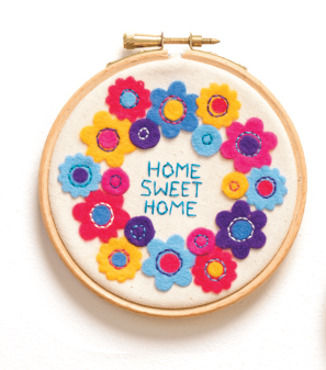 Folk wall hangings