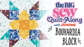 The Big Sew Quilt-Along - Bouvardia Block
