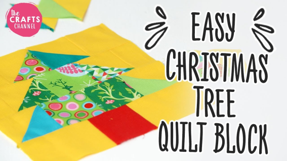 Easy Christmas Tree Block Quilt - The Crafts Channel