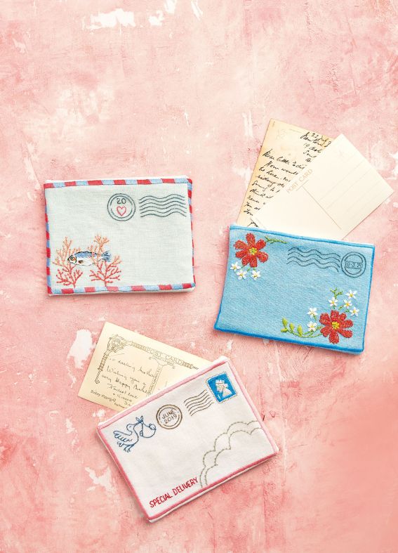 Sew 139 August 20 Easy Embroidered Envelopes Sew 139 August 20 Easy Embroidered Envelopes