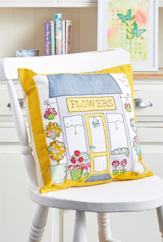 Sew 135 Apr 20 Flower Shop Cushion
