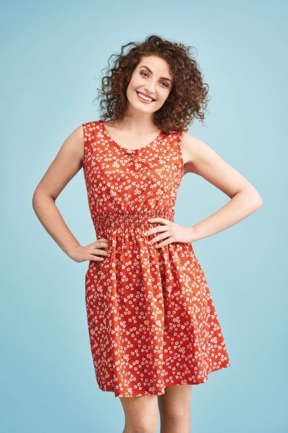 Sadie dress Sew 112 July ‘18 Magazine Templates Sew Magazine