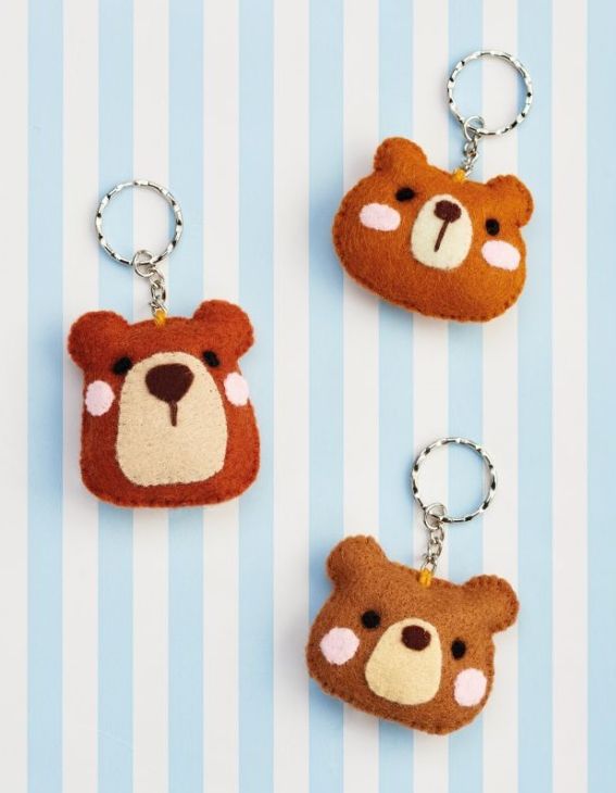 Sew 159 February 22 Teddy Keyrings