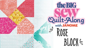 The Big Sew Quilt-Along - Rose Block